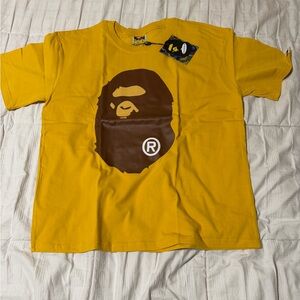 BAPE A Bathing Ape Big Ape Head T-Shirt – Yellow